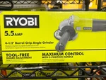 Ryobi AG4031G 5.5A Corded 4-1/2 Inch Angle Grinder. Fixed Price $39.99.
