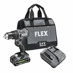 Flex FX1231-1A 24V 1/2" Speed Compact Cordless Hammer Drill Kit, 2.5AH. Fixed Price $189.00.