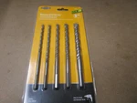 Warrior Masonry Drill Bit Set 5 Piece. Fixed Price $12.99.