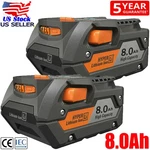 Pack For Ridgid R840087 8.0AH Lithium Battery Rigid 18VOLT R840085 R840083 Tool. Fixed Price $124.69.