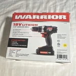 Warrior 18V Lithium-ion Cordless Drill 3/8" Keyless Chuck 64118, Led, Compact. Fixed Price $31.52.