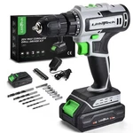 Lithitech Cordless Drill Set, 20V Power With Battery 2.0AH And Charger,. Fixed Price $54.54.