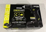Ryobi Limited Edition Black 30TH Anniversary One+ Hp 18V Brushless Drill Kit. Fixed Price $160.00.