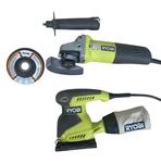 Ryobi AG4031G & S652DGK 2-TOOL Combo Kit Angle Grinder Sander Corded. Fixed Price $48.99.