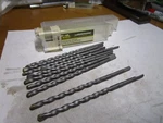 Rockriver 3/16" X 3-1/2" 5-1/2" 2-CUTTER Round Shank Carbide Hammer Bit Qty 9. Fixed Price $30.00.