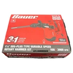 Bauer 10 Amp 1-1/8 In. Sds Type Variable Speed Rotary Hammer Concrete & Masonry. Fixed Price $185.25.