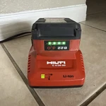 Hilti 22/4.0 Li-ion 3.96 Ah Battery + 4/36-90 Charger. Fixed Price $78.00.