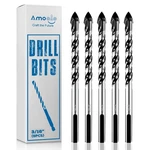 Amoolo 3/16" Concrete Drill Bit & Masonry SET(5PCS), Carbide Tip Dr.... Fixed Price $18.27.