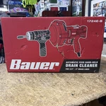 Bauer Automatic Feed Hand-held Drain Cleaner For 3/4 -2 Lines #1724E-B. Fixed Price $160.59.