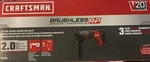 Bnib Craftsman V20 Rp Rotary Hammer Drill, Cordless, 7/8 Inch, Joules, Black. Fixed Price $99.98.
