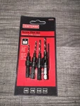 Sears Craftsman Usa Nos Rare 4PC Countersink Drill Bit Set Screw Pilot 66260. Fixed Price $25.00.