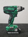 Hitachi WH18DGL 18V Impact Driver W/battery No Charger - Tested & Working. Fixed Price $39.52.