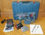 Bosch GBH18V-26K Bulldog Cordless Rotary Hammer Drill Batteries & Charger. Fixed Price $249.95.