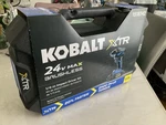 Kobalt Xtr 24V 1/4IN Impact Driver W/battery,charger,& Hardcase Kxid 1424A-03. Fixed Price $188.88.