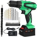 20V Max Cordless Drill, 18+1 Clutch, 2-SPEED, 3/8" Chuck, 23PCS Set, Ba.... Fixed Price $47.58.