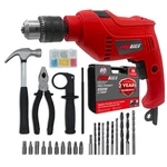 Corded Hammer Drill 1/2-INCH 550W 88 Accessories Variable Speed 0-3000 Rpm. Fixed Price $87.99.