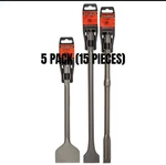 Pack- Thinset Removal Bit 3 Sds Max Chisel (15 Total Pieces). Fixed Price $149.99.