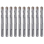 10 Pack 1/2 Inch X 6.3 Sds Plus Rotary Hammer Bit, Concrete Drill Bits F.... Fixed Price $45.00.