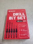 Ezarc 15PC Countersink Drill Set W/ Wood Plug Cutter Hss Tapered. Fixed Price $37.95.