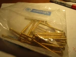 #8-32 X 2" Slotted Drive Flat Head Brass Machine Screw Qty 25. Fixed Price $15.00.