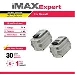 2X 24V 3AH Nimh Battery For Dewalt DW0240, DW0241, DW0242, DE0240. Fixed Price $95.49.