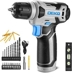 Dekopro 8V Cordless Drill, Set With 3/8"KEYLESS Chuck, Builtin Led, Typ.... Fixed Price $33.20.