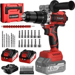 Sundpeypro 1060IN Lbs Cordless Drill Driver - 20+3 Torque Brushless Red. Fixed Price $139.99.