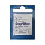 Showgard 22X25MM Stamp Mounts Pre-cut Vertical Black Background 25-PACK. Fixed Price $21.64.
