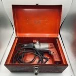 Milwaukee Heavy Duty Hammer Drill With Metal Case Accessories Works 5390 Vtg. Fixed Price $76.49.