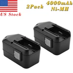 2X 18V 4000MAH Nimh Battery For Milwaukee 48-11-2200 48-11-2230 48-11-2232 Tools. Fixed Price $80.89.