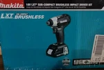 Makita XDT15R1B 18V Lxt Cordless Impact Driver W/ Bag & Charger *no Battery*. Fixed Price $171.23.