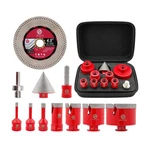 Focstol Diamond Core Drill Bit Set - 11PCS (6/8/10/25/35/50/65MM+10MM Finger .... Fixed Price $156.84.
