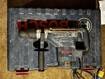 Boschhammer 11240 Drill With Case Tested Working Two Bits. Fixed Price $295.00.
