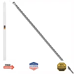 Keewaki Sds Plus Rotary Hammer Drill 1-1/8" X 39"CONCRETE Masonry Bits. Fixed Price $78.37.