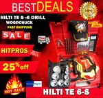 Hilti 6-S Drill, Woodchuck Set, Tons Of Free Extras, Complete, Fast Shipping. Fixed Price $549.90.