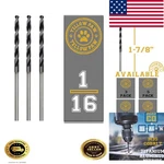1/16 Inch Drill Bit Pack Industrial Grade M35 Cobalt Titanium Aluminum Nitr.... Fixed Price $11.49.