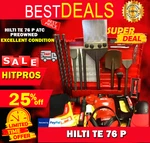 Hilti Te 76P Atc, Preowned, Excellent Condition, Free Bits & Chisels, Fast Ship. Fixed Price $1429.90.