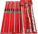 5PC Vermont American By Bosch 13" Carbide Tipped Rotary Masonry Drill Bit Set. Fixed Price $24.99.