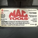 Mac Tools Rare Made Usa TLF2000 12V Flashlight Cordless Rechargeable Drill. Fixed Price $84.00.