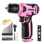 Dekopro 8V Cordless Drill, Set With 3/8"KEYLESS Chuck, 42PCS Acessories.... Fixed Price $38.92.
