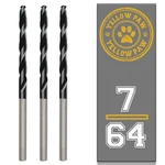 7/64 Inch Drill Bit (3 Pack) Industrial Grade M35 Cobalt Titanium Aluminum Ni.... Fixed Price $32.47.