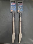 Two X Bosch 3/8 In. 8" Mortar Knife Sds-plus Bulldog Hammer Steel HS1411. Fixed Price $24.99.