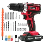 Creddux Cordless Drill Set 21V Power With Battery & Charger, 8.... Fixed Price $42.60.