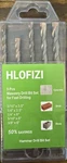 New 5 Piece Masonry Drill Bits Set Hlofizi. Fixed Price $14.99.