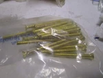 #8-32 X 2" Slotted Drive Flat Head Brass Machine Screw Qty 25. Fixed Price $15.00.