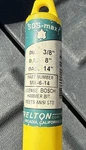 Relton MX-6-14 Sds Max Bit 3/8 14, Hammer For Masonry Drilling Stock. Fixed Price $20.79.