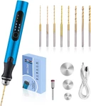 3-SPEED Cordless Mini Drill Pen With 10 Small Bits,rechargeable Electric. Fixed Price $31.78.
