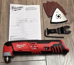 New Milwaukee M12 Multi-tool Oscillating Cutter & Sander W/accessories #2426-20. Fixed Price $97.64.