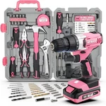 Hi-spec Cordless Drill Tool Set: Pink Power For Women Used Diy. Fixed Price $104.99.
