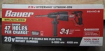 New Bauer 20V Brushless 1" Sds-plus Rotary Hammer (tool Only) 2241C-B, 58848. Fixed Price $69.95.